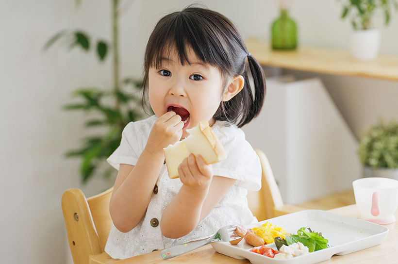 お子様の食育についても一緒に考えます